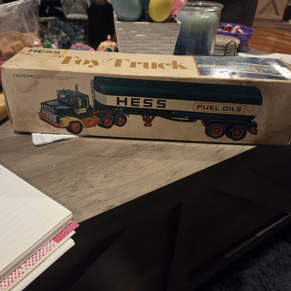 Toy Truck with Green and White Design